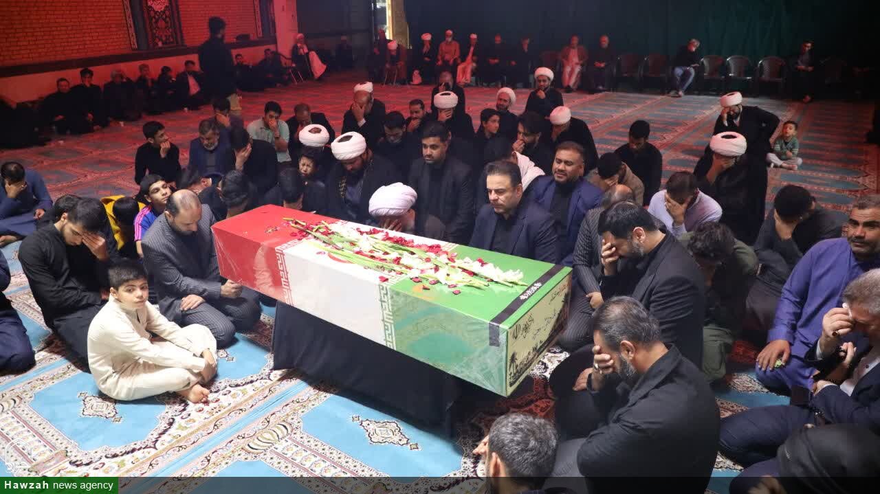 تصاویر/ مراسم روضه ایام فاطمیه در مدرسه علمیه الغدیر اهواز