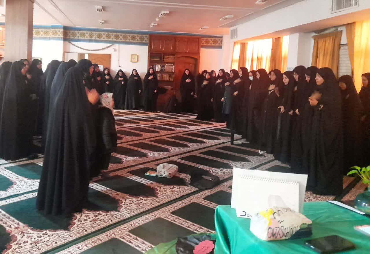 فیلم| مراسم عزاداری شهادت حضرت فاطمه‌(س)در مدرسه علمیه فاطمه‌الزهرا ساوه