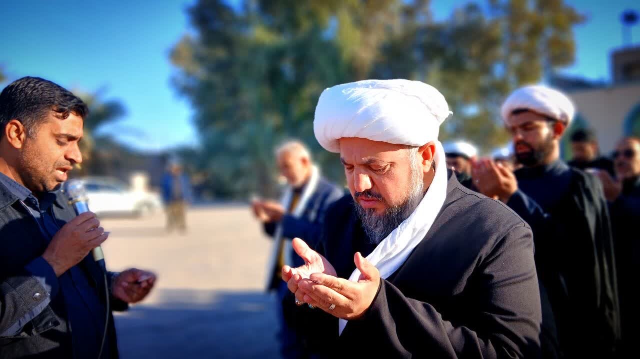 اقامه نماز باران در شهرستان فهرج+تصاویر