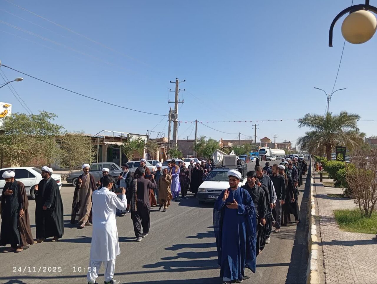 برگزاری دسته عزاداری ایام فاطمیه در جازموریان+عکس