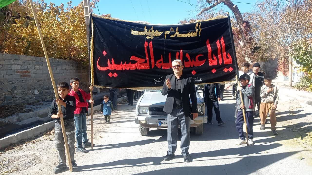 تصاویر/دسته عزاداری شهادت حضرت فاطمه سکنج