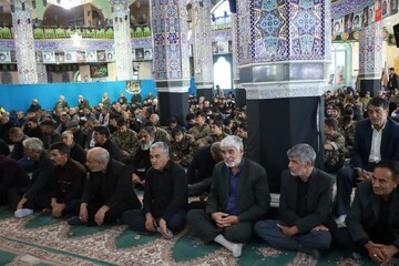 تصاویر/ بیست و چهارمین یادواره شهدای شهرستان کوهبنان و شهدای گمنام