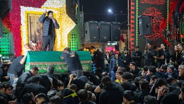 تصاویر/ سوگواره هیئت بین الحرمین در شام شهادت حضرت فاطمه(س) در هلال بن علی(ع)