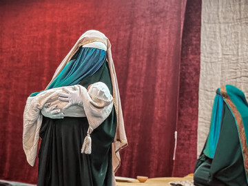 تصاویر/ مراسم تعزیه خوانی حضرت زهرا (س) در مسجد جنرال ارومیه