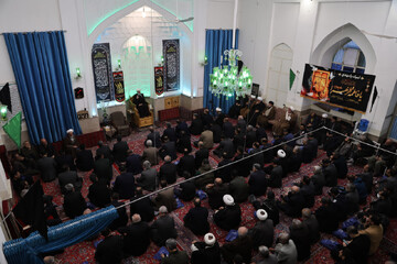 تصاویر / روضه شهادت حضرت زهرا(س) دفتر امام جمعه همدان