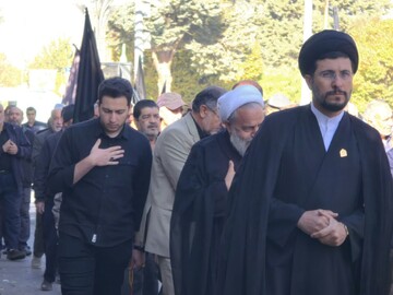 تصاویر /  دسته عزاداری مردم شهرستان تویسرکان در سوگ حضرت فاطمه زهرا (سلام الله علیها)