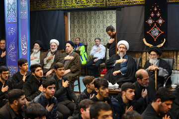 تصاویر/ سومین روز مراسم عزاداری در دفتر نماینده ولی فقیه در آذربایجان شرقی