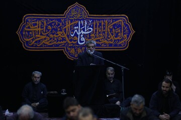 تصاویر/ سوگواری فاطمی در حسینیه آیت الله حق شناس