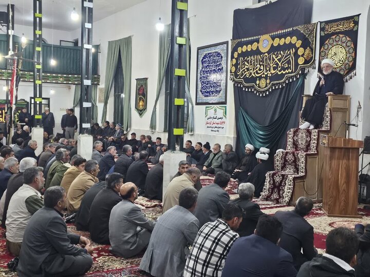 تصاویر/مراسم عزاداری شهادت حضرت فاطمه‌ (س) در روستای چغورقشلاق شهرستان  بیجار