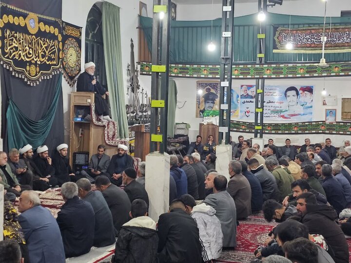 تصاویر/مراسم عزاداری شهادت حضرت فاطمه‌ (س) در روستای چغورقشلاق شهرستان  بیجار