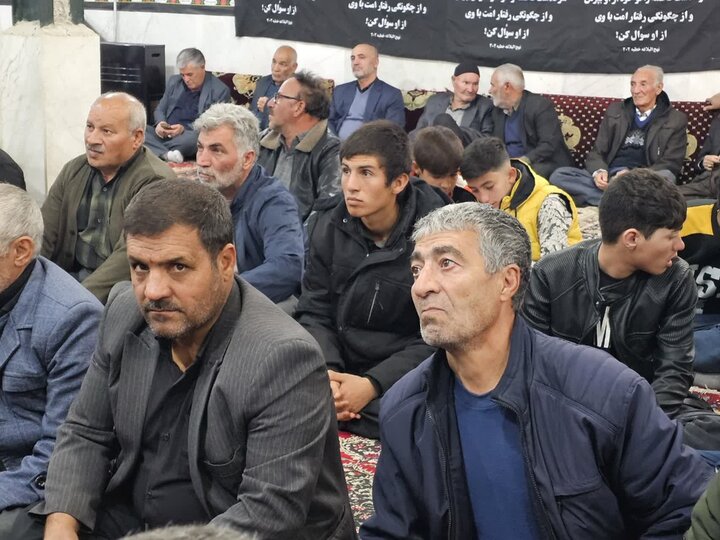 تصاویر/مراسم عزاداری شهادت حضرت فاطمه‌ (س) در روستای چغورقشلاق شهرستان  بیجار