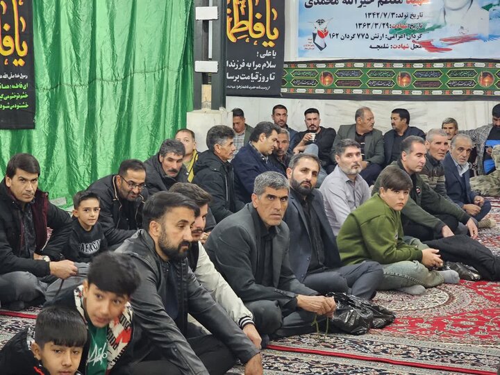 تصاویر/مراسم عزاداری شهادت حضرت فاطمه‌ (س) در روستای چغورقشلاق شهرستان  بیجار