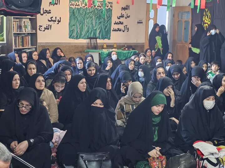 تصاویر/مراسم عزاداری شهادت حضرت فاطمه‌ (س) در روستای چغورقشلاق شهرستان  بیجار