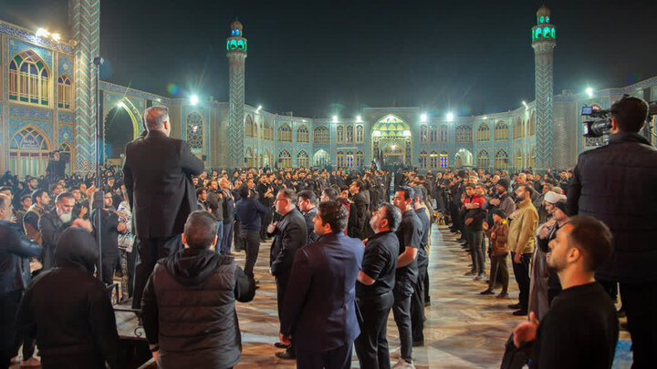 تصاویر/ سوگواره هئیت بین الحرمین درشام شهادت حضرت فاطمه(س)در هلال بن علی(ع)