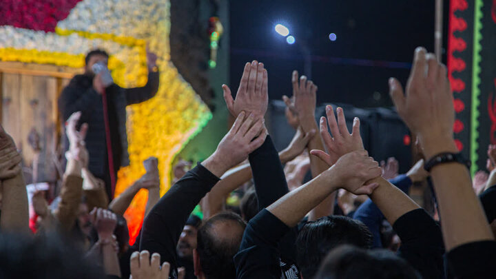 تصاویر/ سوگواره هئیت بین الحرمین درشام شهادت حضرت فاطمه(س)در هلال بن علی(ع)