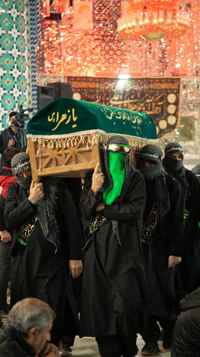 تصاویر/ سوگواره هئیت بین الحرمین درشام شهادت حضرت فاطمه(س)در هلال بن علی(ع)