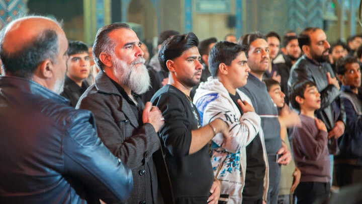 تصاویر/ سوگواره هئیت بین الحرمین درشام شهادت حضرت فاطمه(س)در هلال بن علی(ع)