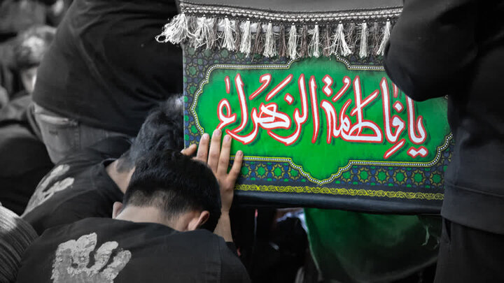 تصاویر/ سوگواره هئیت بین الحرمین درشام شهادت حضرت فاطمه(س)در هلال بن علی(ع)