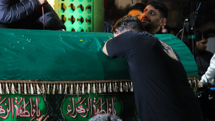 تصاویر/ سوگواره هئیت بین الحرمین درشام شهادت حضرت فاطمه(س)در هلال بن علی(ع)