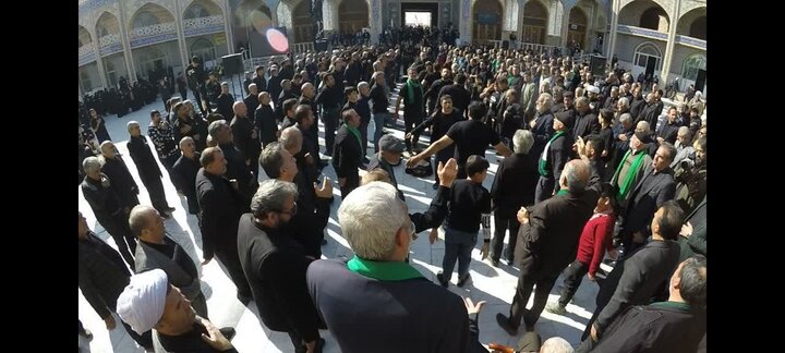 تصاویر/ اجتماع هیئات مذهبی راوند در سالروز شهادت حضرت زهرا(س)