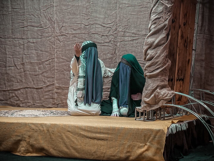 تصاویر/ مراسم تعزیه خوانی حضرت زهرا (س) در مسجد جنرال ارومیه