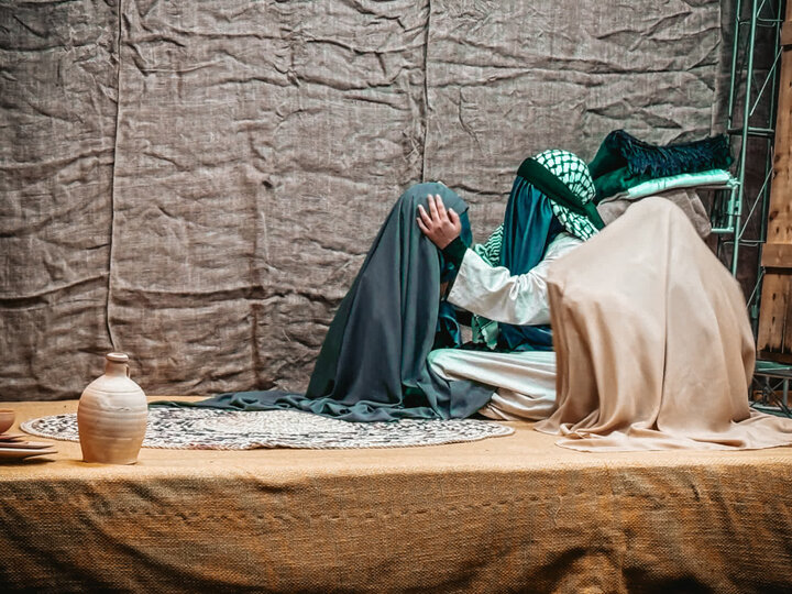 تصاویر/ مراسم تعزیه خوانی حضرت زهرا (س) در مسجد جنرال ارومیه