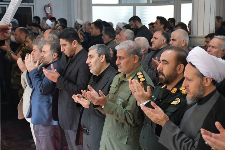 تصاویر/ اقامه نماز طلب باران در شهرستان خوی