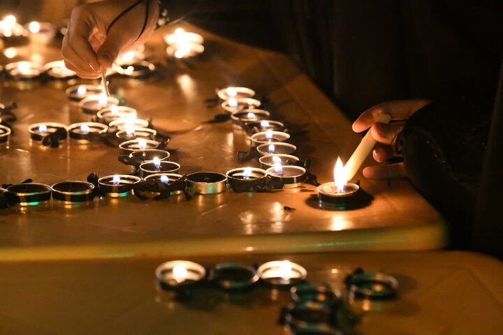 تصاویر/ مراسم عزاداری شام غریبان حضرت زهرا (س) در مصلای ارومیه