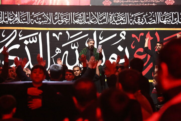 تصاویر/ مراسم عزاداری شام غریبان حضرت زهرا (س) در مصلای ارومیه