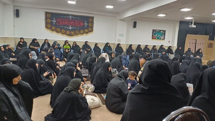 تصاویر/ مراسم شهادت حضرت زهرا (س) در مدرسه علمیه زینب کبری (س) ارومیه