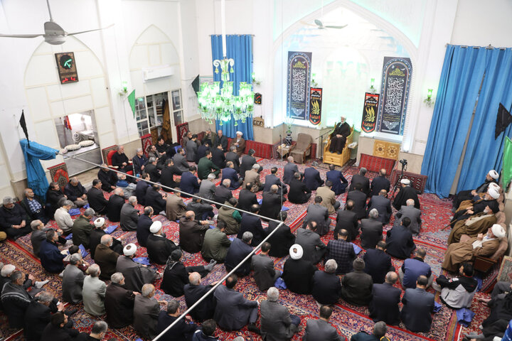 تصاویر / روضه شهادت حضرت زهرا(س) دفتر امام جمعه همدان