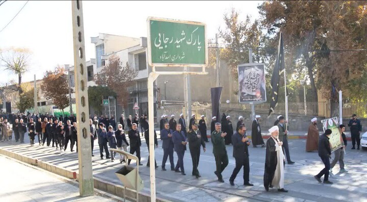 تصاویر / دسته عزاداری و سوگواری مردم اسدآباد در روز عزای حضرت فاطمه زهرا سلام الله علیها