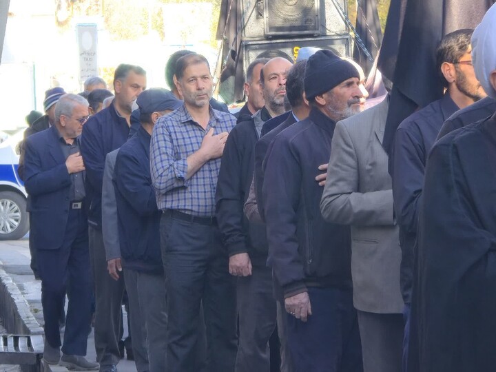 تصاویر /  دسته عزاداری مردم شهرستان تویسرکان در سوگ حضرت فاطمه زهرا سلام الله علیها