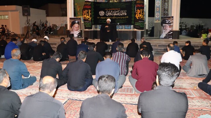 تصاویر/ مراسم شام غریبان شهادت حضرت فاطمه(س)