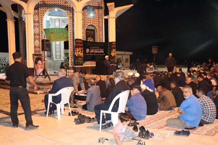 تصاویر/ مراسم شام غریبان شهادت حضرت فاطمه(س)