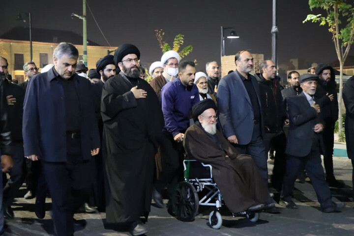 تصاویر | دسته عزاداری شام غریبان حضرت فاطمه زهرا سلام الله علیها در زنجان