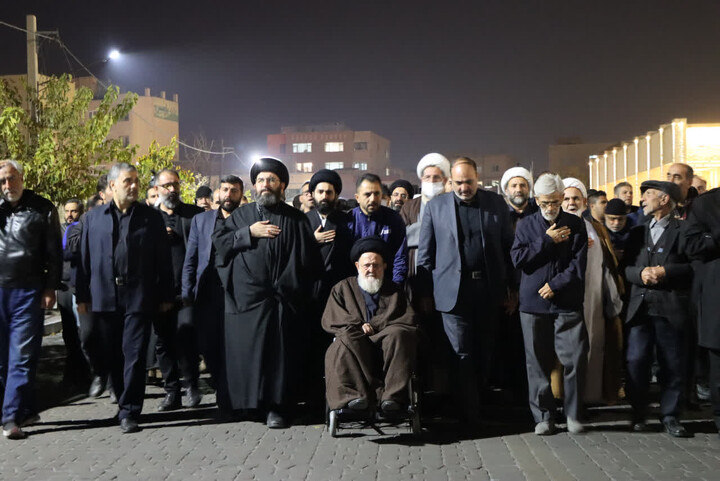 تصاویر | دسته عزاداری شام غریبان حضرت فاطمه زهرا سلام الله علیها در زنجان