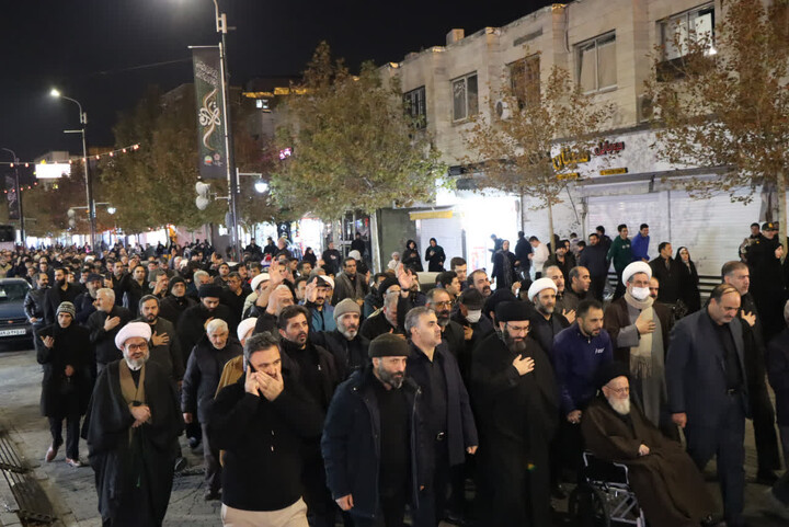 تصاویر | دسته عزاداری شام غریبان حضرت فاطمه زهرا سلام الله علیها در زنجان