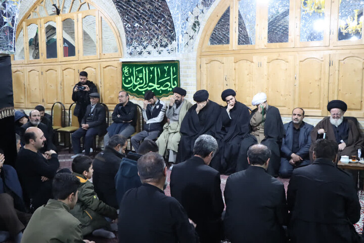 تصاویر | دسته عزاداری شام غریبان حضرت فاطمه زهرا سلام الله علیها در زنجان