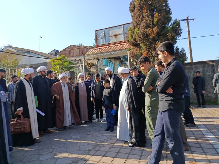 حضور علمی اساتید و طلاب حوزه جلالیه در کتابخانه عمومی اهل‌بیت(ع)