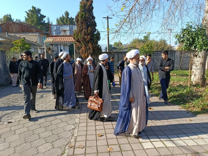 حضور علمی اساتید و طلاب حوزه جلالیه در کتابخانه عمومی اهل‌بیت(ع)