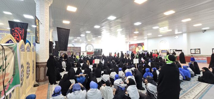 تصاویر/همایش «دختران و مادران فاطمی» در مسجدسلیمان