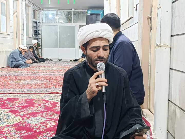 تصاویر/مراسم عزاداری شهادت مادر سادات در حوزه علمیه امام خمینی (ره) خمین