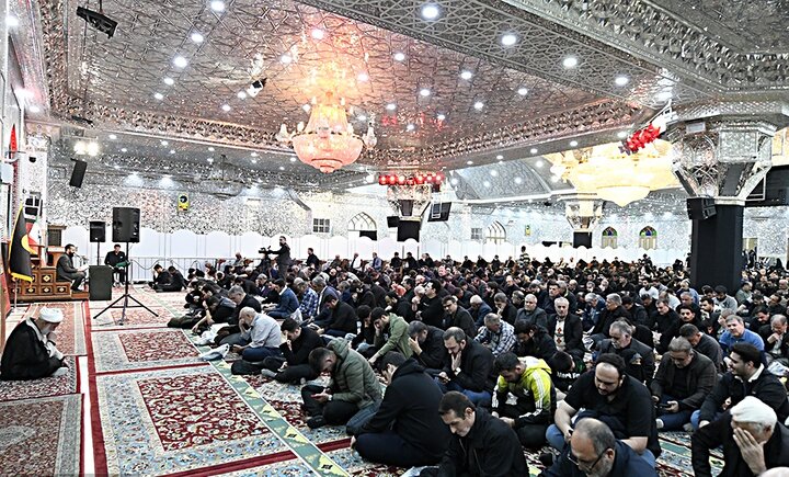 تصاویر/ مراسم سوگواری شام شهادت حضرت زهرا(س) در حرم حضرت عبدالعظیم(ع)