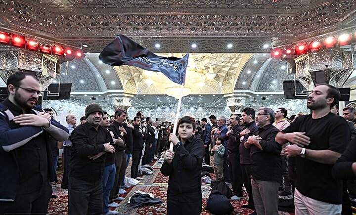 تصاویر/ مراسم سوگواری شام شهادت حضرت زهرا(س) در حرم حضرت عبدالعظیم(ع)
