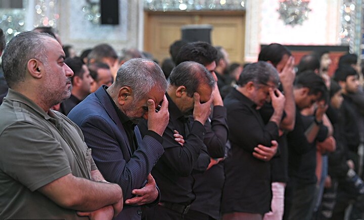 تصاویر/ مراسم سوگواری شام شهادت حضرت زهرا(س) در حرم حضرت عبدالعظیم(ع)