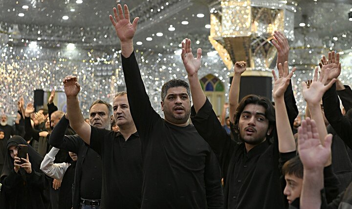 تصاویر/ مراسم سوگواری شام شهادت حضرت زهرا(س) در حرم حضرت عبدالعظیم(ع)