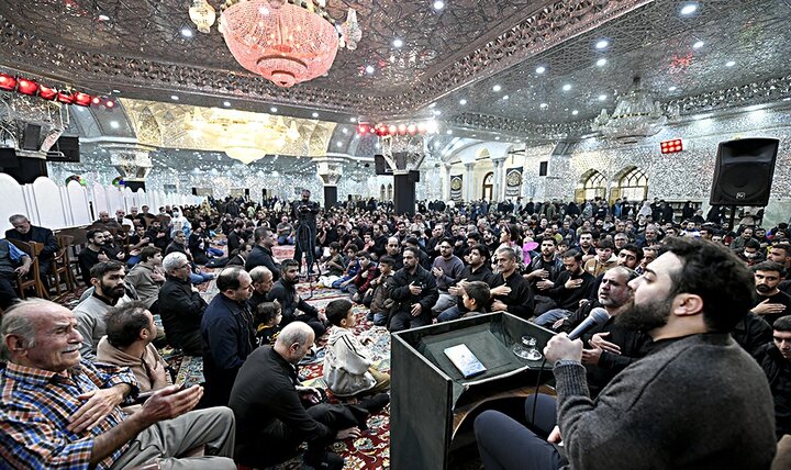 تصاویر/ مراسم سوگواری شام شهادت حضرت زهرا(س) در حرم حضرت عبدالعظیم(ع)