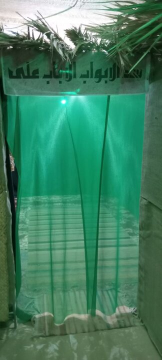 تصاویر/ نمایشگاه یاس کبود در مدرسه علمیه خواهران کنگان