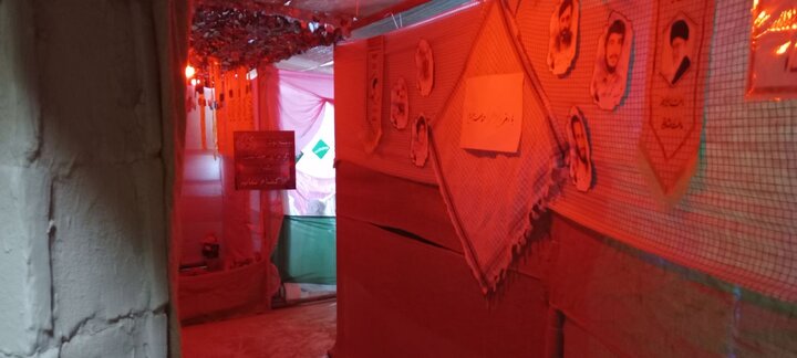 تصاویر/ نمایشگاه یاس کبود در مدرسه علمیه خواهران کنگان